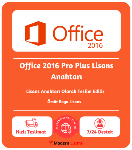 Office 2016 Pro Plus Lisans Anahtarı