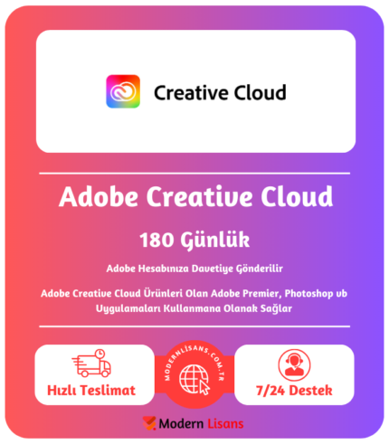 Adobe Creative Cloud (180 Günlük)