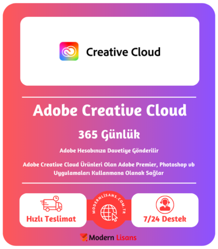 Adobe Creative Cloud (365 Günlük)