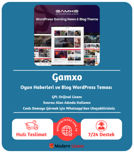 Gamxo – Oyun Haberleri ve Blog WordPress Teması