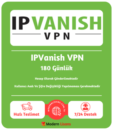 IPVanish VPN (180 Günlük)