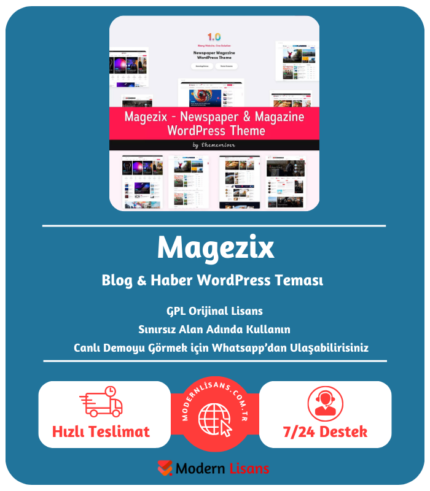 Magezix – Blog & Haber WordPress Teması