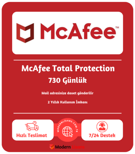 McAfee Total Protection (730 Günlük)